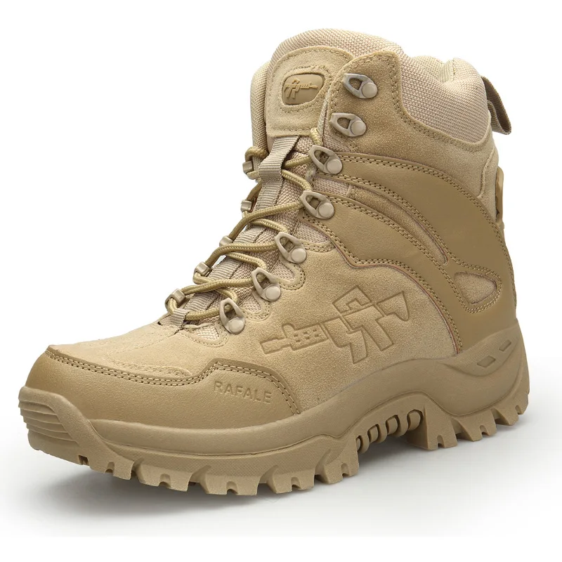 Brand Men Military Boots Outdoor Hiking boots Non-slip rubber Boots Tactical Desert Combat Boots Army Work Shoes Men Sneakersr
Brand Men Military Boots Outdoor Hiking boots Non-slip rubber Boots Tactical Desert Combat Boots Army Work Shoes Men Sneakersr