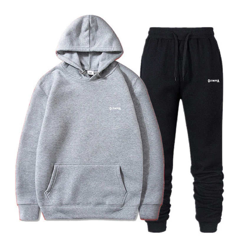 2021 European size plus size hooded sweater men's spring, autumn and winter models men's casual sports suit long-sleeved suit
2021 European size plus size hooded sweater men's spring, autumn and winter models men's casual sports suit long-sleeved suit