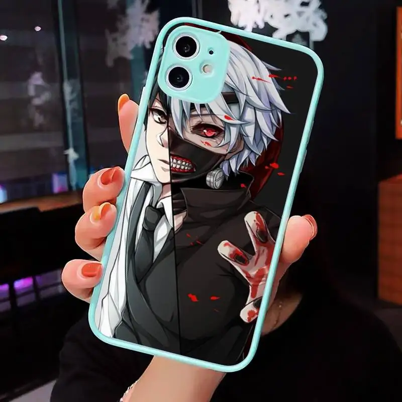 Tokyo Ghouls Phone Case Matte transparent For blue iPhone 12 Mini 11 Pro XR XS Max 7 8 Plus X Back Cover
Tokyo Ghouls Phone Case Matte transparent For blue iPhone 12 Mini 11 Pro XR XS Max 7 8 Plus X Back Cover