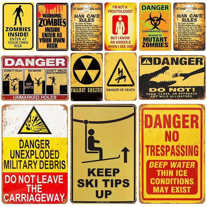 Warning Danger Plaque Metal Vintage Tin Sign Pin Up Shabby Chic Decor Metal Signs Bar Decoration Metal Poster Pub Plate Art
Warning Danger Plaque Metal Vintage Tin Sign Pin Up Shabby Chic Decor Metal Signs Bar Decoration Metal Poster Pub Plate Art