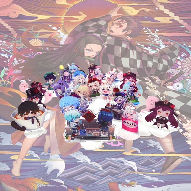 Japan Anime Genshin Impact Keychain Fashion Figure Xiao Zhongli Diluc Qiqi Keqing Cosplay Cute Stand Card Student Desk Standsing
Japan Anime Genshin Impact Keychain Fashion Figure Xiao Zhongli Diluc Qiqi Keqing Cosplay Cute Stand Card Student Desk Standsing
