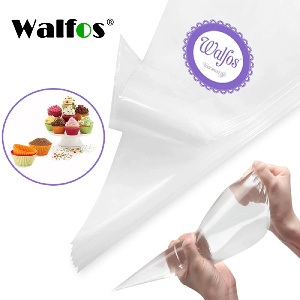 WALFOS Pastry Piping Bags 100 Pcs Disposable Cake Decorating Bags Extra Thick Anti Burst Cupcakes Cookies Icing Bags Cake Tools
WALFOS Pastry Piping Bags 100 Pcs Disposable Cake Decorating Bags Extra Thick Anti Burst Cupcakes Cookies Icing Bags Cake Tools