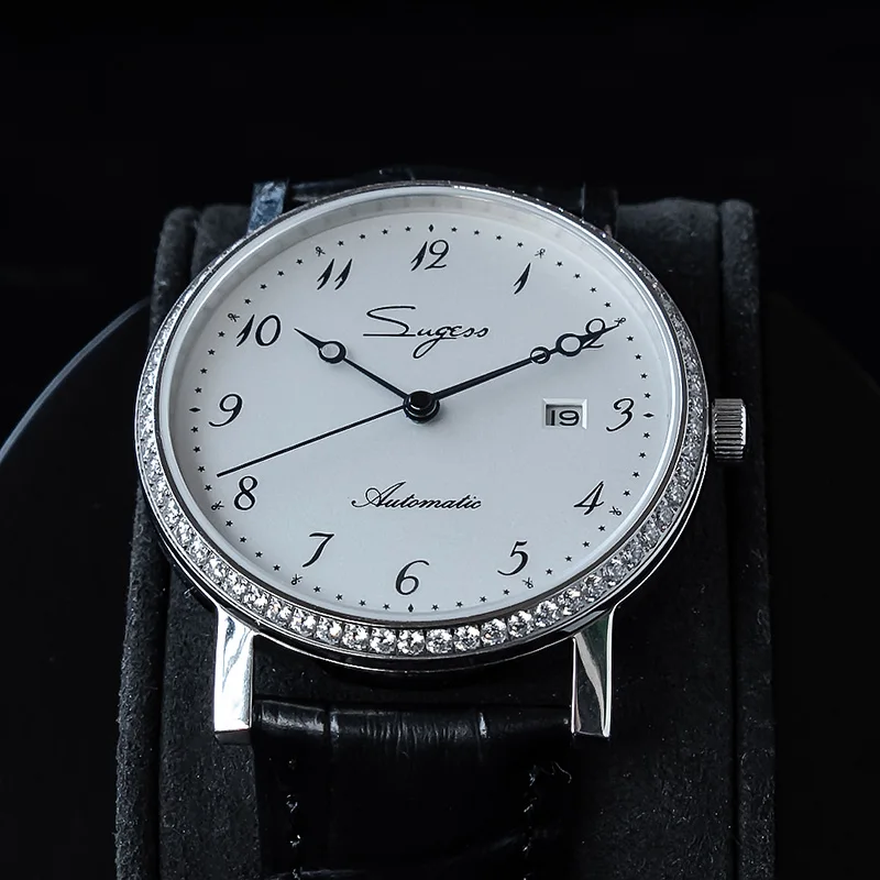 Men's Automatic Mechanical Watches Men Simple Automatic Calendar Sapphire Crystal Women Thin Watch For Men montre homme 2020
Men's Automatic Mechanical Watches Men Simple Automatic Calendar Sapphire Crystal Women Thin Watch For Men montre homme 2020