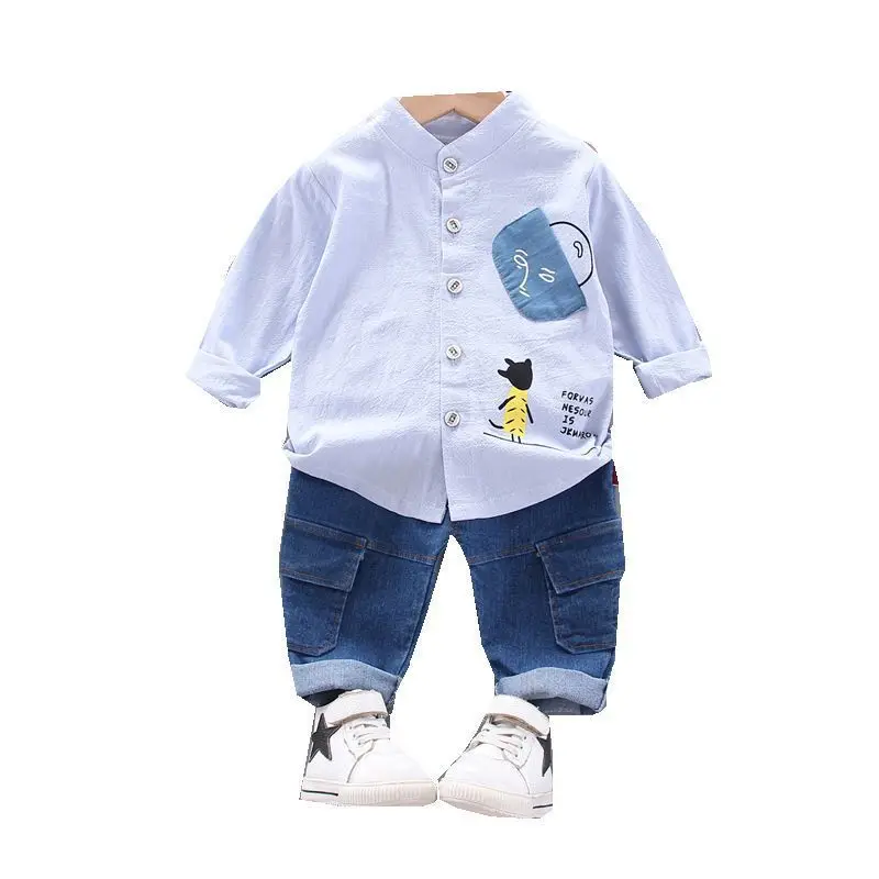 New Spring Autumn Baby Boys Clothes Suit Children Cotton Shirt Pants 2 Piece Set Toddler Casual Clothing Infant Kids Tracksuits
New Spring Autumn Baby Boys Clothes Suit Children Cotton Shirt Pants 2 Piece Set Toddler Casual Clothing Infant Kids Tracksuits
