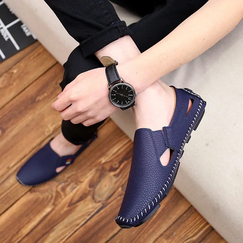 Mring men's shoes microfiber leather autumn and winter casual shoes driving lazy beanie shoes comfortable and lightweight 
Mring men's shoes microfiber leather autumn and winter casual shoes driving lazy beanie shoes comfortable and lightweight