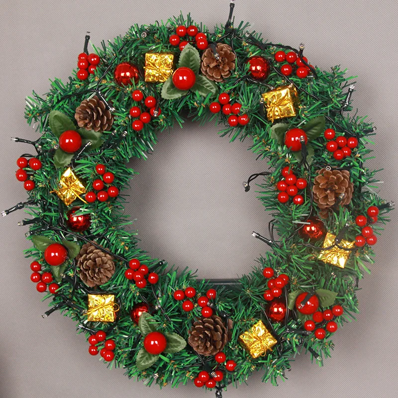 Christmas Wreath Artificial Plant Flower Fake Wreath Home Decoration Wall Hanging Wedding Party Christmas Xmas Hotel Room Decor
Christmas Wreath Artificial Plant Flower Fake Wreath Home Decoration Wall Hanging Wedding Party Christmas Xmas Hotel Room Decor