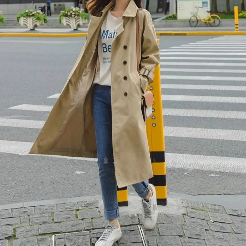 2020 New Fashion Women Trench Coat Long Double-Breasted Ladies Autumn Spring Outerwear Oversize High Quality Clothes W125
2020 New Fashion Women Trench Coat Long Double-Breasted Ladies Autumn Spring Outerwear Oversize High Quality Clothes W125