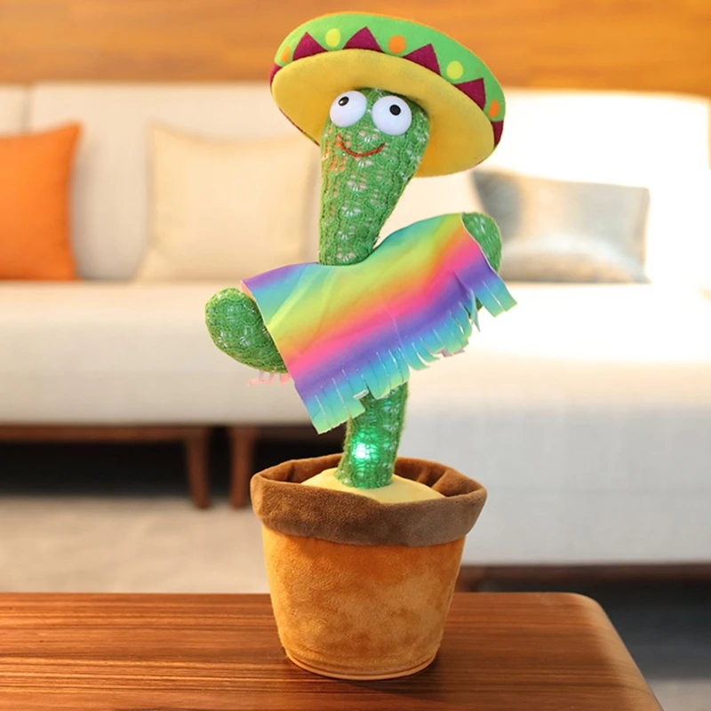A5YC 30cm/12inch Electric Realistic Plush Soft Stuffed Dancing Cactus Party Gift Decor Cactus Robot Toy Lovely Talking Cactus
A5YC 30cm/12inch Electric Realistic Plush Soft Stuffed Dancing Cactus Party Gift Decor Cactus Robot Toy Lovely Talking Cactus