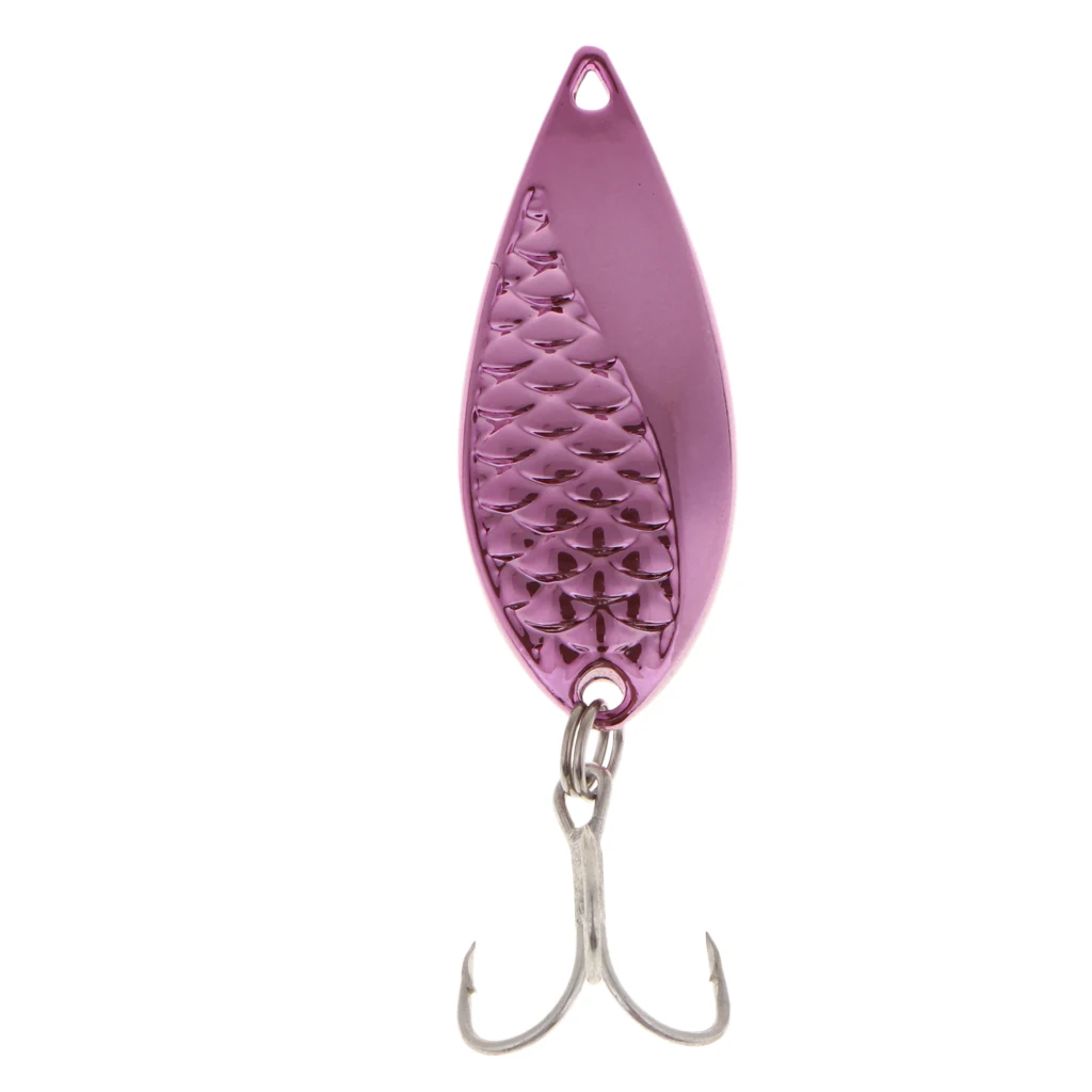 Spoons Hard Fishing Lures Treble Hooks Salmon Bass Snakehead Metal Fishing Hard Lure Baits 25g Pink
Spoons Hard Fishing Lures Treble Hooks Salmon Bass Snakehead Metal Fishing Hard Lure Baits 25g Pink