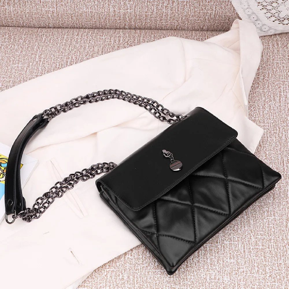 2021 New Korean fashion women's bags rhomboid chain bag double single shoulder small square bag casual cross-slung envelope bag
2021 New Korean fashion women's bags rhomboid chain bag double single shoulder small square bag casual cross-slung envelope bag