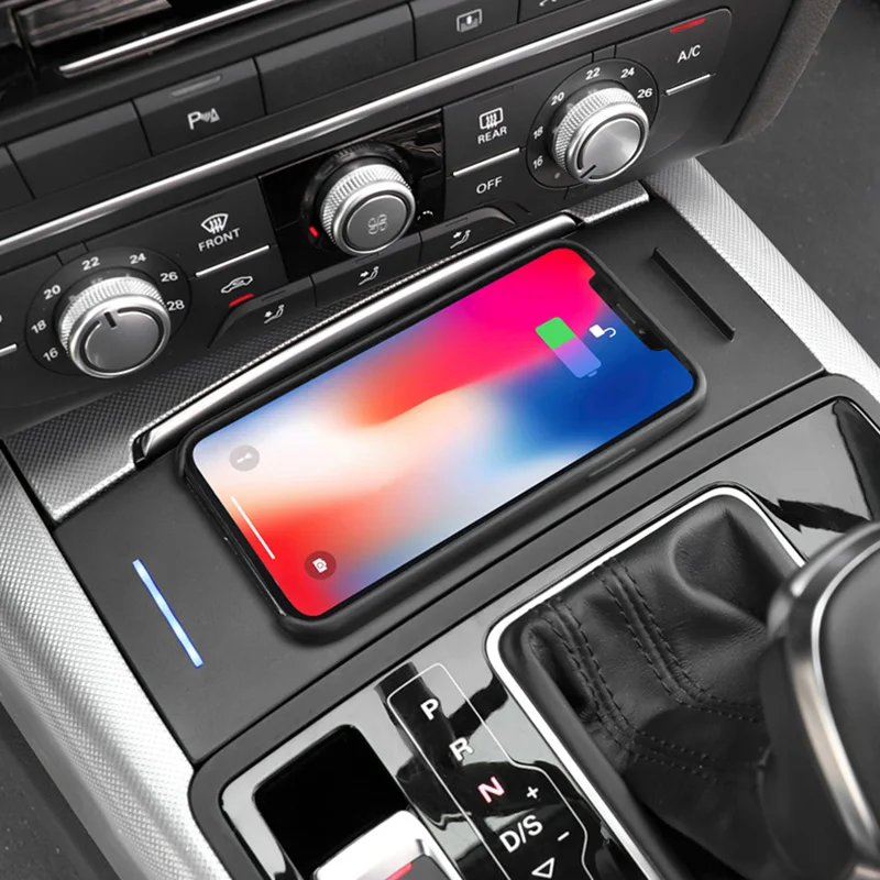 10W Car Qi Wireless Charger Fast Phone Charger Charging Plate Accessories for - A6 C7 RS6 A7 2012-2018 for iPhone
10W Car Qi Wireless Charger Fast Phone Charger Charging Plate Accessories for - A6 C7 RS6 A7 2012-2018 for iPhone