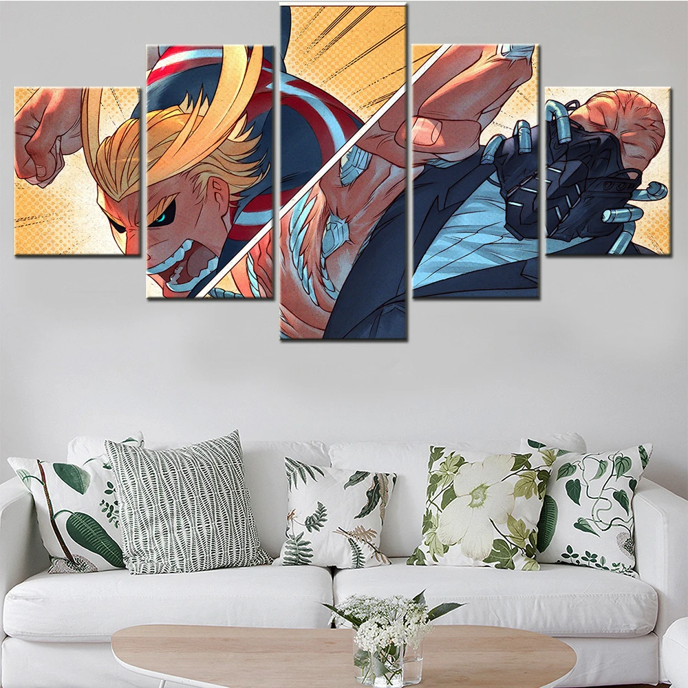 Canvas Painting 5 Piece Anime Figure Samurai Confrontation Modular Wall Decoration Poster Modern Art Canvas Pictures Living Room
Canvas Painting 5 Piece Anime Figure Samurai Confrontation Modular Wall Decoration Poster Modern Art Canvas Pictures Living Room