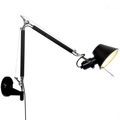American Industrial Wall Light Black Silver E27 Rotatable Long Arm Wall Lamp with Switch for Bedside Study Office Living Room
American Industrial Wall Light Black Silver E27 Rotatable Long Arm Wall Lamp with Switch for Bedside Study Office Living Room