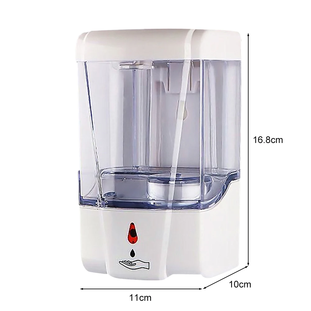 700ml Automatic Liquid Soap Dispenser Wall Mounted Sensor Hand Washing Container for Household Bathroom Ornaments