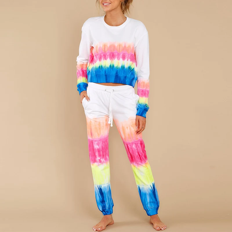 Muiltcolor Print Long Sleeve Women Tracksuit Sets O Neck Crop Tops Lace Up Pants Outfits 2021 Spring Casual Female Homewear Set
Muiltcolor Print Long Sleeve Women Tracksuit Sets O Neck Crop Tops Lace Up Pants Outfits 2021 Spring Casual Female Homewear Set