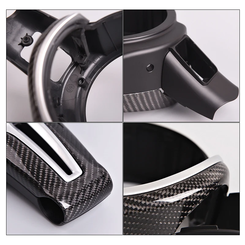 Steering wheel cover trim fit for BMW F10 F11 F30 F32 for M2 M3 M4 M5 M6 M328 550D M carbon fiber steering-wheel covers upgrade
Steering wheel cover trim fit for BMW F10 F11 F30 F32 for M2 M3 M4 M5 M6 M328 550D M carbon fiber steering-wheel covers upgrade