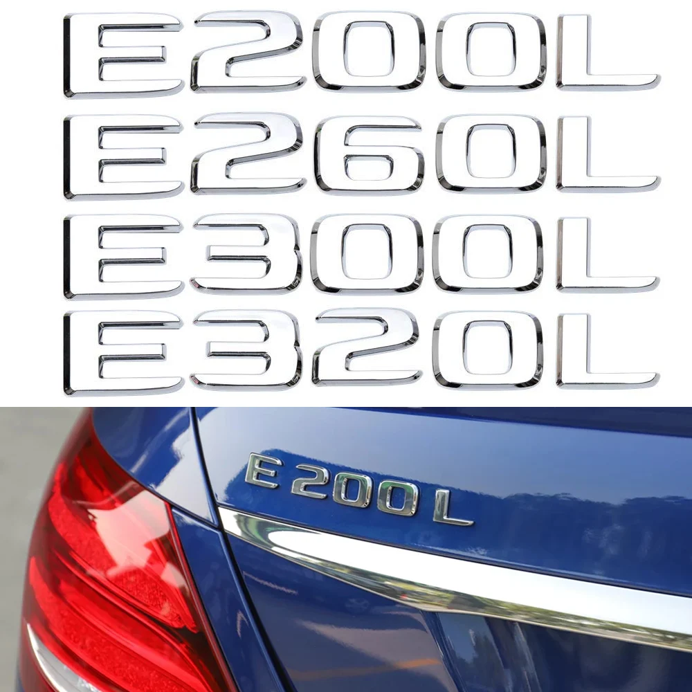 E200L E260L E300L E320L наклейка эмблема для заднего багажника буква 3D логотип Mercedes Benz AMG E