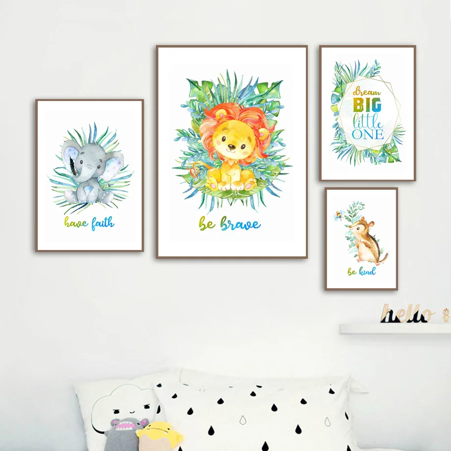 Cartoon Monstera Elephant Squirrel Lion Wall Art Canvas Painting Nordic Posters And Prints Wall Pictures Baby Kids Room Decor
Cartoon Monstera Elephant Squirrel Lion Wall Art Canvas Painting Nordic Posters And Prints Wall Pictures Baby Kids Room Decor