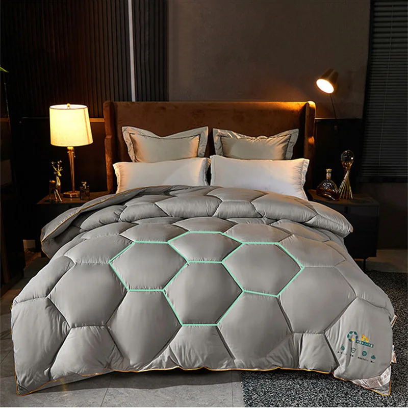 Skin-friendly Soft Winter Quilt Blanket for Bed King Size Thick Quilts Bedspread 220*240 Nordic Comforter Soybean Fiber Filling
Skin-friendly Soft Winter Quilt Blanket for Bed King Size Thick Quilts Bedspread 220*240 Nordic Comforter Soybean Fiber Filling