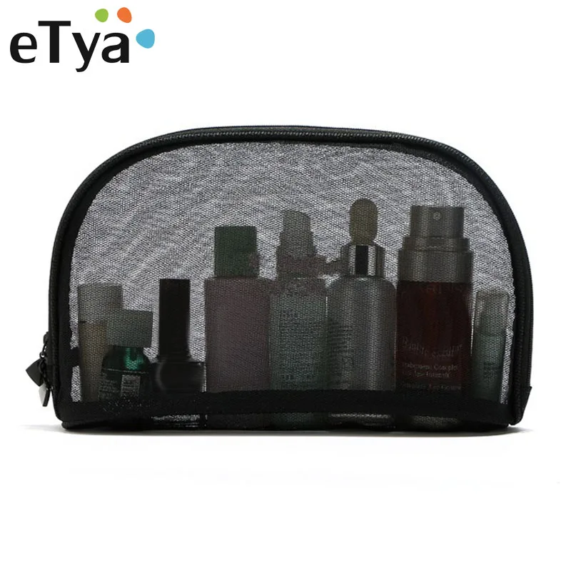 1pc Black Mesh Cosmetic Bag Hand Wash Bag Women's Makeup Bag Organizer for Cosmetics Storage Organizer Reusable Bag
1pc Black Mesh Cosmetic Bag Hand Wash Bag Women's Makeup Bag Organizer for Cosmetics Storage Organizer Reusable Bag