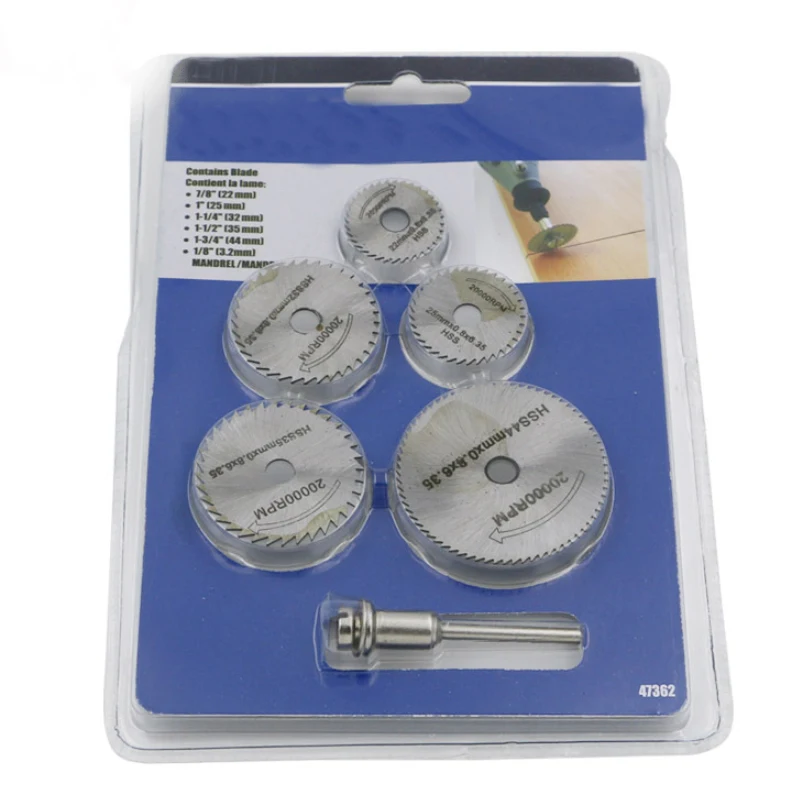 6pcs 22-44mm Mini HSS Circular Saw Cutter Rotary Tool For Wood Cutting Discs Discs Mini Circular Saw Blade Set Ultra Thin Adapt
6pcs 22-44mm Mini HSS Circular Saw Cutter Rotary Tool For Wood Cutting Discs Discs Mini Circular Saw Blade Set Ultra Thin Adapt