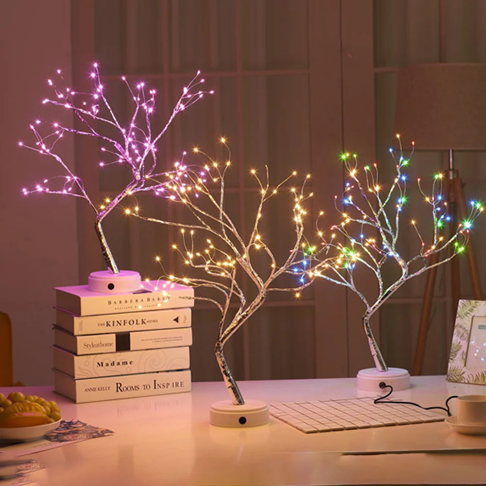 LED USB Night Light Bonsai Tree Light Gypsophila Fairy Lights Home Party Wedding Bedroom Decoration Night Light Table Lamp
LED USB Night Light Bonsai Tree Light Gypsophila Fairy Lights Home Party Wedding Bedroom Decoration Night Light Table Lamp