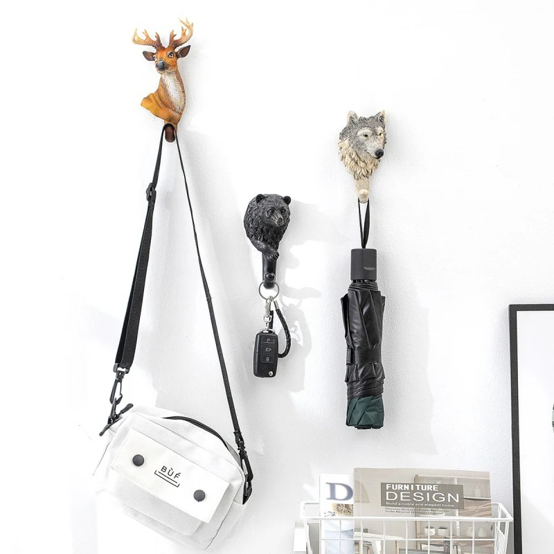 Creative Animal Deer Head Decorative Hook Retro Key Holder Coat Hooks Room Organizer Home Decoration Accessories Storage Rack
Creative Animal Deer Head Decorative Hook Retro Key Holder Coat Hooks Room Organizer Home Decoration Accessories Storage Rack