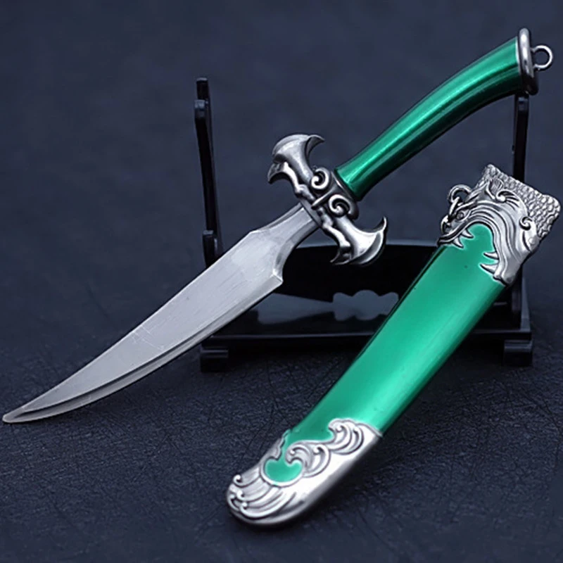 New Alloy Sword Tangmen White Tiger Dagger Weapon Keychain Sheath Knife Model Cartoon Toy Ornaments Birthday Gift Boy's Toy
New Alloy Sword Tangmen White Tiger Dagger Weapon Keychain Sheath Knife Model Cartoon Toy Ornaments Birthday Gift Boy's Toy