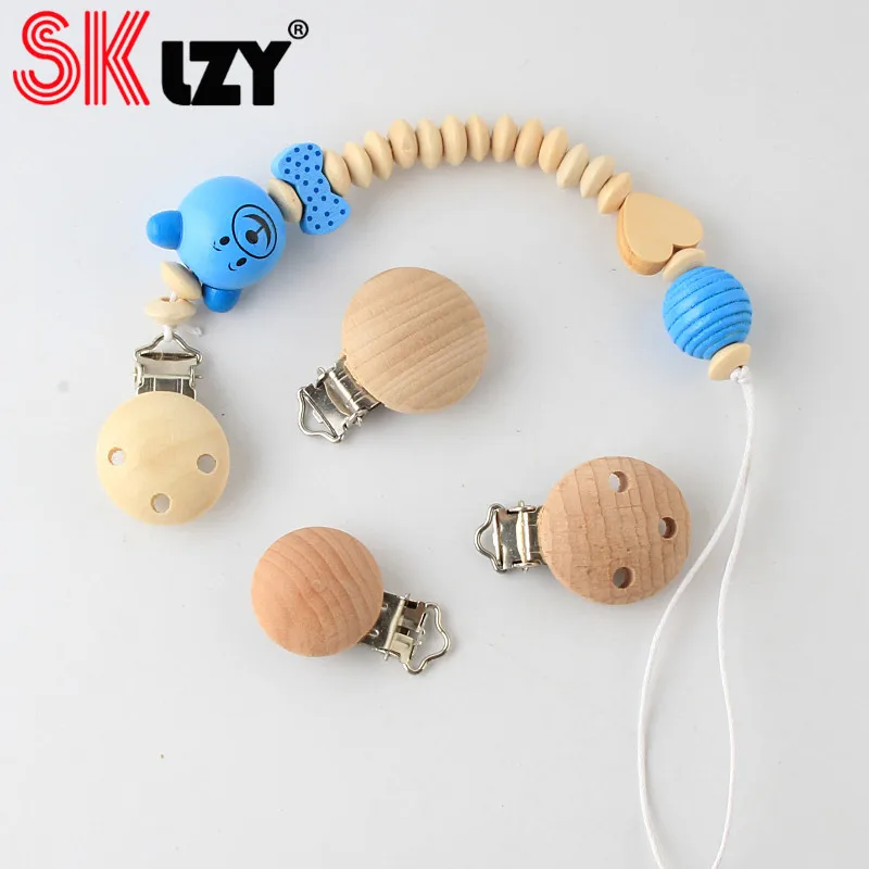 5PCS Natural Wood Bead Metal Pacifier Clip For Holder DIY Baby Pacifier Clip Making Handmade Molar Chain Accessories
5PCS Natural Wood Bead Metal Pacifier Clip For Holder DIY Baby Pacifier Clip Making Handmade Molar Chain Accessories