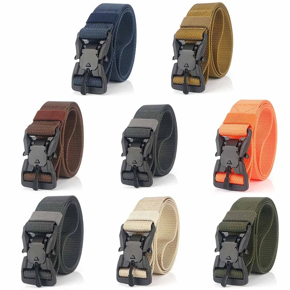 Outdoor Men\\'S Belt Military Equipment Metal Buckle BeltNylon Fashion Adjustable New Magnetic Buckle Belt 125cm Quick Release
Outdoor Men\\'S Belt Military Equipment Metal Buckle BeltNylon Fashion Adjustable New Magnetic Buckle Belt 125cm Quick Release