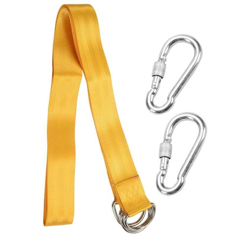 Swing Attachment, Suspension Set Hammock Hammock Chair Swing Hanging Belt Kit For Attachment Seat Hinged Seat With 2 Carabiners
Swing Attachment, Suspension Set Hammock Hammock Chair Swing Hanging Belt Kit For Attachment Seat Hinged Seat With 2 Carabiners