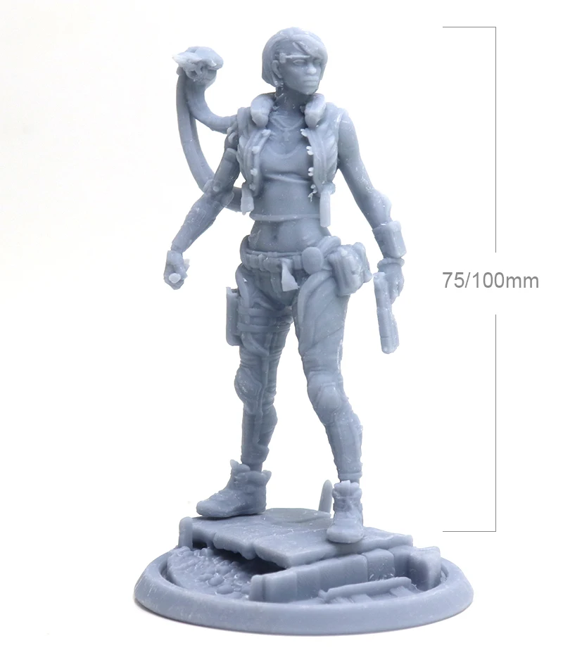 1/24 75mm 1/18 100mm Resin Model Female Bounty Hunter Figure Sculpture Unpainted No Color RW-244
1/24 75mm 1/18 100mm Resin Model Female Bounty Hunter Figure Sculpture Unpainted No Color RW-244
