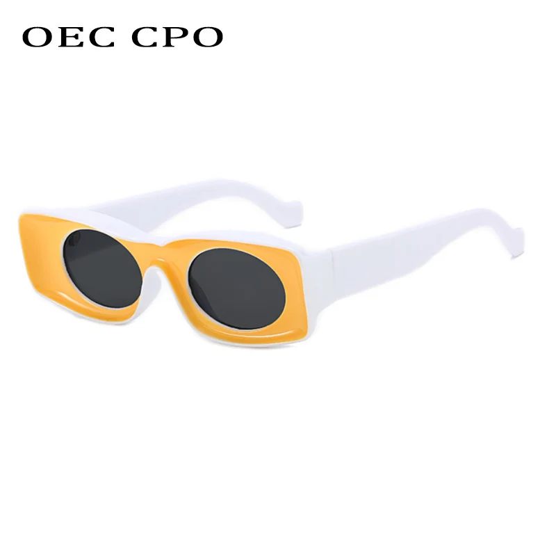 OEC CPO винтажные квадратные солнцезащитные очки для женщин и мужчин новые большие