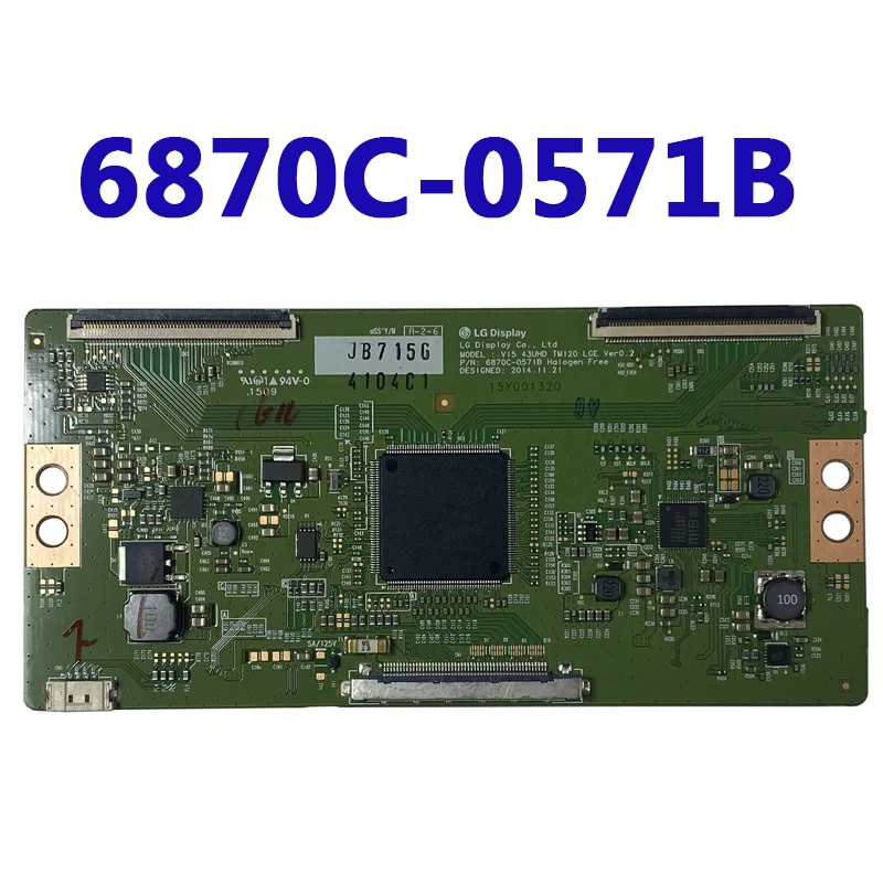 Original Logic Board 6870C-0571B Controller T-con Board for LG TV 43UF770V 43UF7600-UJ 43UF675 with / without Cable
Original Logic Board 6870C-0571B Controller T-con Board for LG TV 43UF770V 43UF7600-UJ 43UF675 with / without Cable
