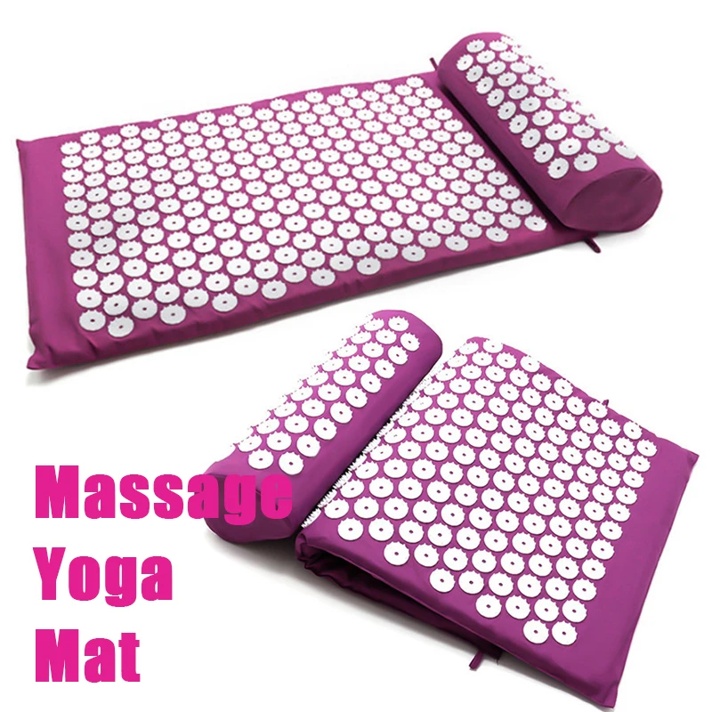 Non-Slip Acupressure Cushion Relax Massage Mat Body Pain Spike Fitness Pilates Exercise Pillow Yoga Mat Gift Bag Applicator
Non-Slip Acupressure Cushion Relax Massage Mat Body Pain Spike Fitness Pilates Exercise Pillow Yoga Mat Gift Bag Applicator