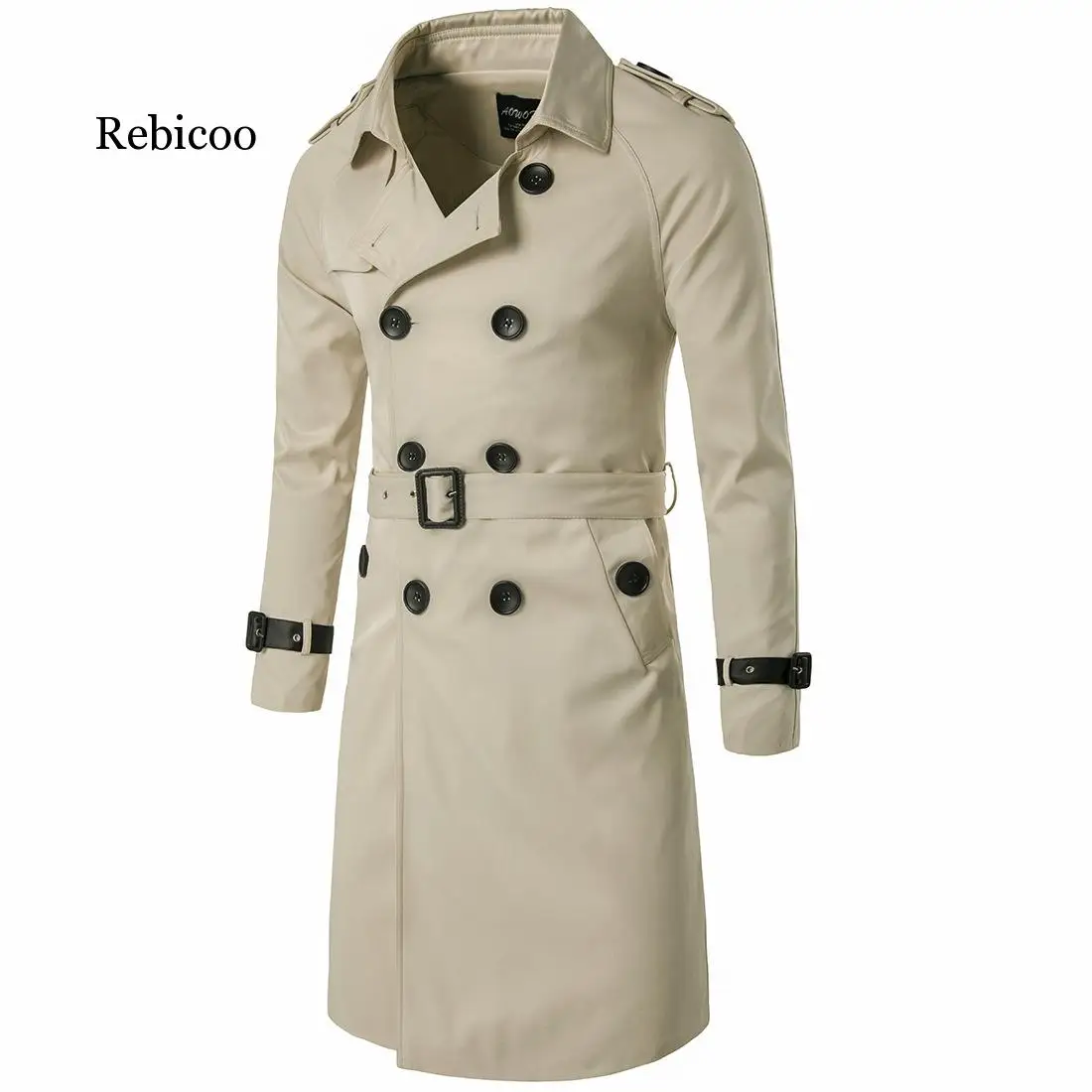 Men's windbreaker jacket Europe and the United States long slim double-breasted lapel windbreaker men's clothing
Men's windbreaker jacket Europe and the United States long slim double-breasted lapel windbreaker men's clothing