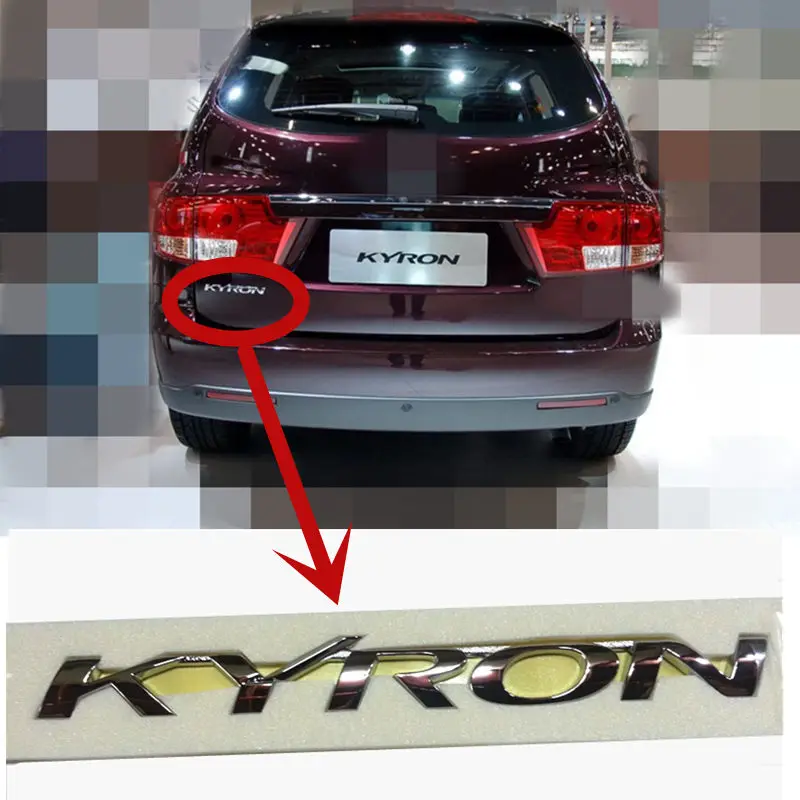 Оригинальный задний знак эмблемы багажника для SSANGYONG KYRON логотип крышки OEM 7991009101.