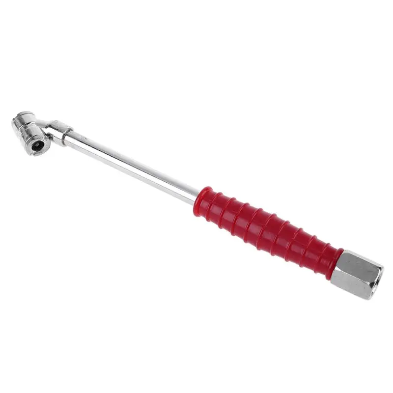 Dual Air Tire Chuck Head Tire Inflator Rod 1/4 Inch NPT with Handle for Car Truck Bus Tractor RV
Dual Air Tire Chuck Head Tire Inflator Rod 1/4 Inch NPT with Handle for Car Truck Bus Tractor RV