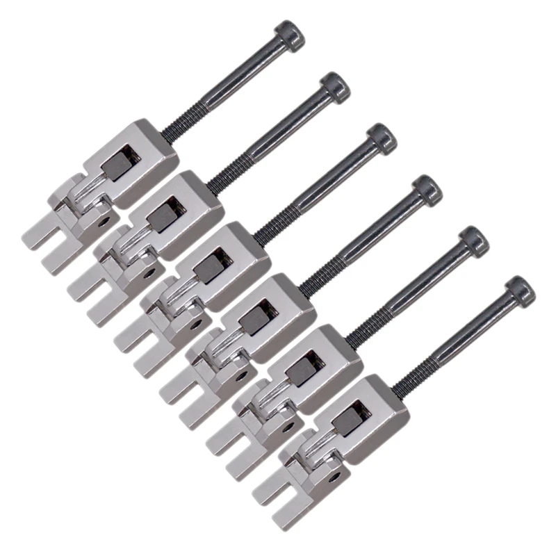 Double Locking System Locked Saddles with String Lock Screws for Electric Guitar Tremolo Bridge Set of 6
Double Locking System Locked Saddles with String Lock Screws for Electric Guitar Tremolo Bridge Set of 6