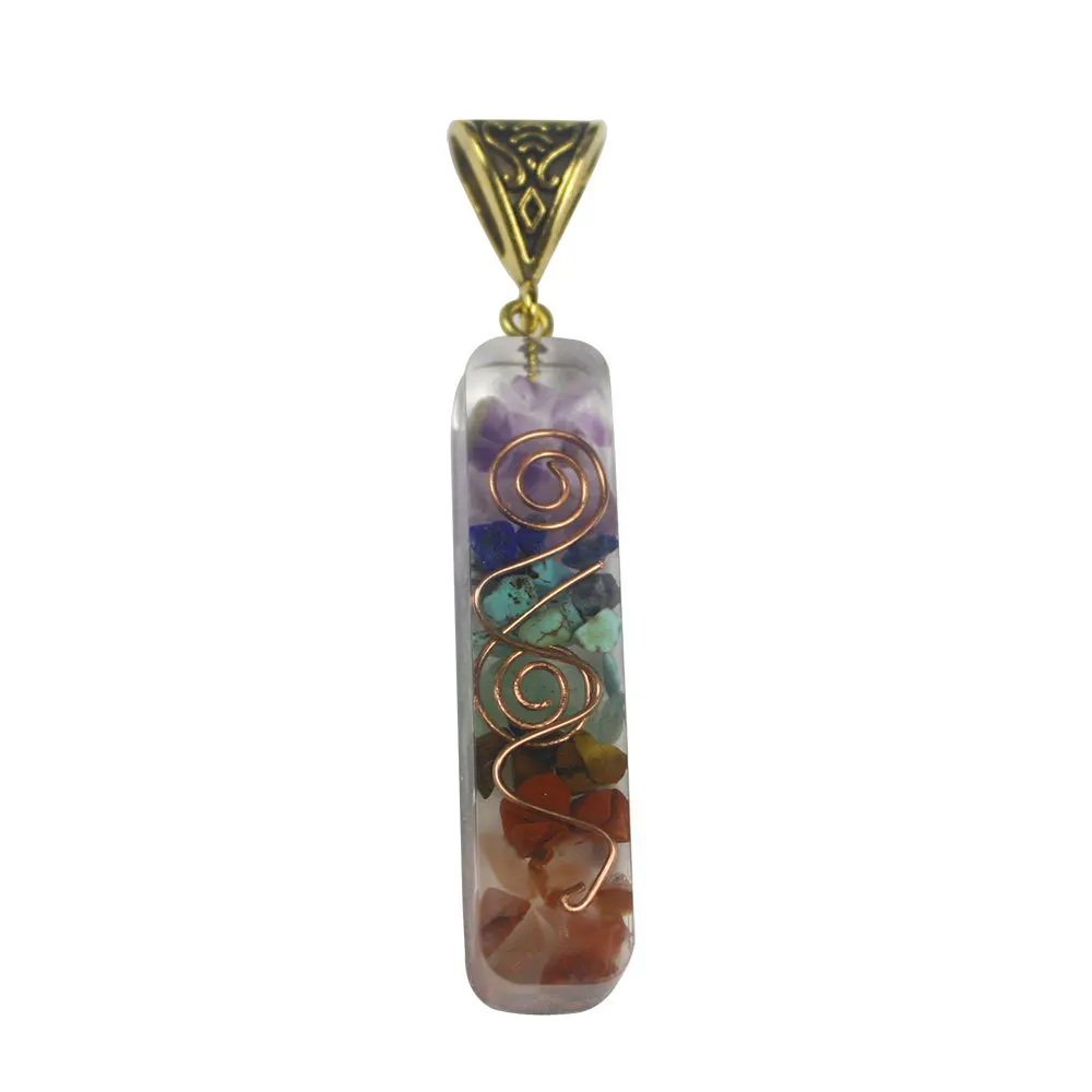 Orgone Energy Seven Chakra Pendant Pendulum Crystal Semi-precious Stones Meditation Seven Chakra Necklace Pendant Accessories
Orgone Energy Seven Chakra Pendant Pendulum Crystal Semi-precious Stones Meditation Seven Chakra Necklace Pendant Accessories