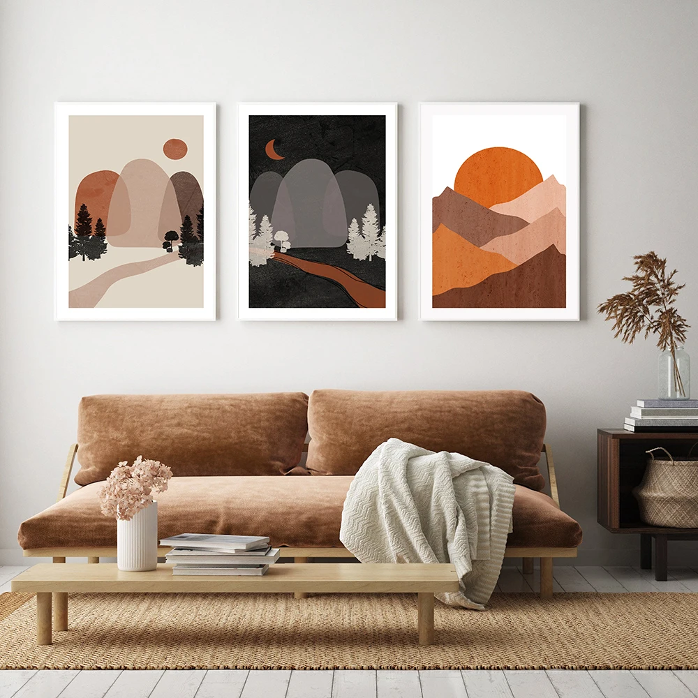 Sunset Poster Mountain View Canvas Painting Botanical Art Print Natural With Late Moon Wall Picture for Living Room Home Decor
Sunset Poster Mountain View Canvas Painting Botanical Art Print Natural With Late Moon Wall Picture for Living Room Home Decor