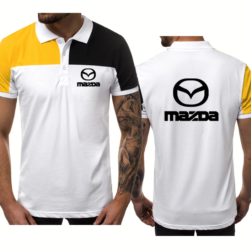Fashion Summer Men's POLO shirt Mazda Car Logo Printing Casual Men's short sleeve Cotton High Quality short sleeve
Fashion Summer Men's POLO shirt Mazda Car Logo Printing Casual Men's short sleeve Cotton High Quality short sleeve