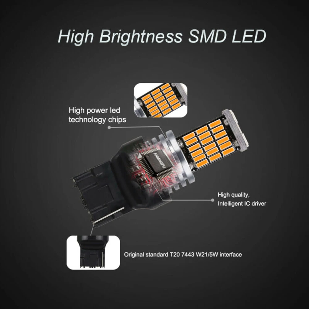 Lamp LED Lights Bulbs Replacement Accessories Car Brake Turn signals Set Parts 2Pcs Amber
Lamp LED Lights Bulbs Replacement Accessories Car Brake Turn signals Set Parts 2Pcs Amber