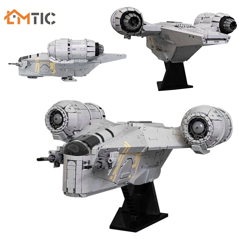 Star Series Razor Crest Building Blocks Space Battleship Model 4888PCS DIY Bricks Toys Collection Decor Kids Fans Gifts
Star Series Razor Crest Building Blocks Space Battleship Model 4888PCS DIY Bricks Toys Collection Decor Kids Fans Gifts