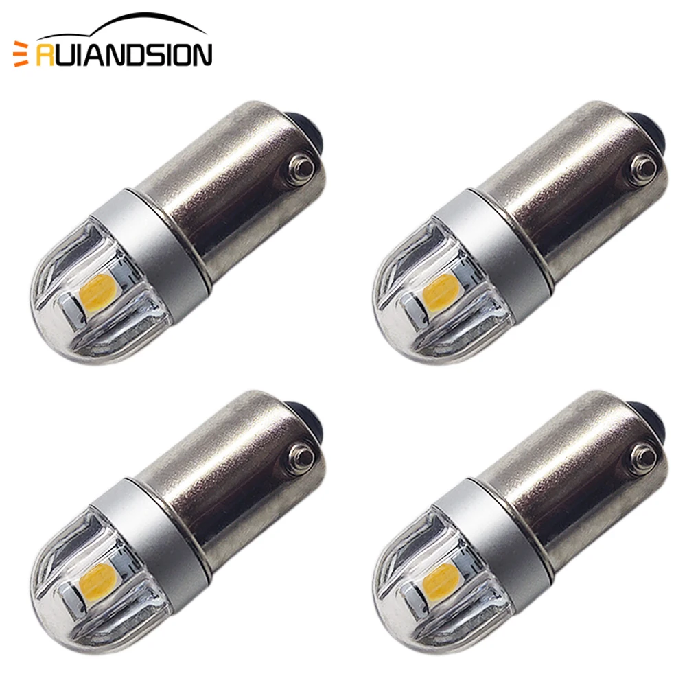 RUIANDSION4X BA9S T4W 3030SMD Car Clearance Parking Light Replacemet Bulb 6V 12V 200Lm 6000K 4300K 12913 12910 12929 T2W T3W H5W
RUIANDSION4X BA9S T4W 3030SMD Car Clearance Parking Light Replacemet Bulb 6V 12V 200Lm 6000K 4300K 12913 12910 12929 T2W T3W H5W