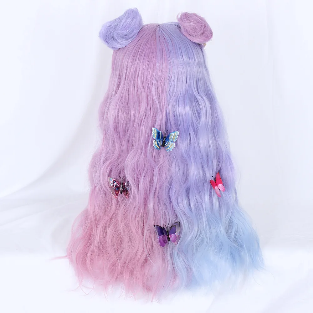 LM Blue Pink Lolita Wigs Ombre Long Water Wave Cosplay Wigs Synthetic Hair Wigs Heat Resistant For Women American Style
LM Blue Pink Lolita Wigs Ombre Long Water Wave Cosplay Wigs Synthetic Hair Wigs Heat Resistant For Women American Style