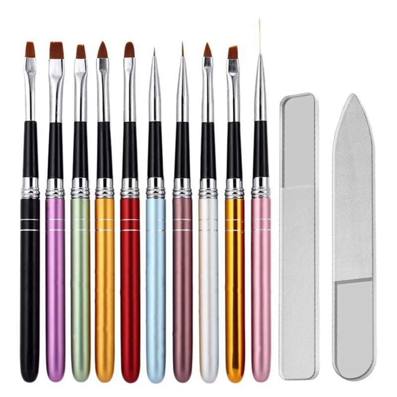 1 Set Gel Nail Brush Extension Gel Brush Nail Art Tips Brush & 2 Pcs Nano Glass Nail Buffer Durable File Shiner
1 Set Gel Nail Brush Extension Gel Brush Nail Art Tips Brush & 2 Pcs Nano Glass Nail Buffer Durable File Shiner