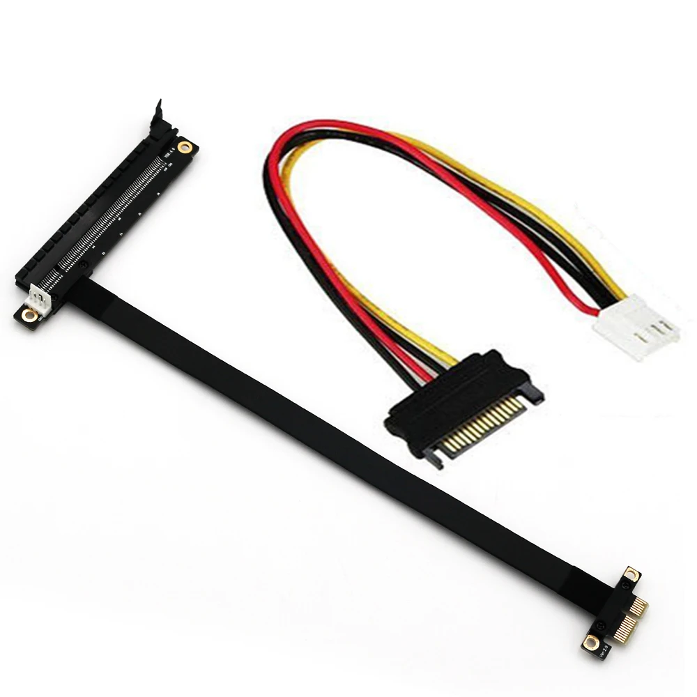 PCIE 1X до 16X гибкий Удлинительный кабель PCI Express от 1 до 16 X адаптер Райзер-карта PCIE удлинитель SATA до IDE 4Pin мощность для горнодобывающей промышлен...
PCIE 1X до 16X гибкий Удлинительный кабель PCI Express от 1 до 16 X адаптер Райзер-карта PCIE удлинитель SATA до IDE 4Pin мощность для горнодобывающей промышлен...