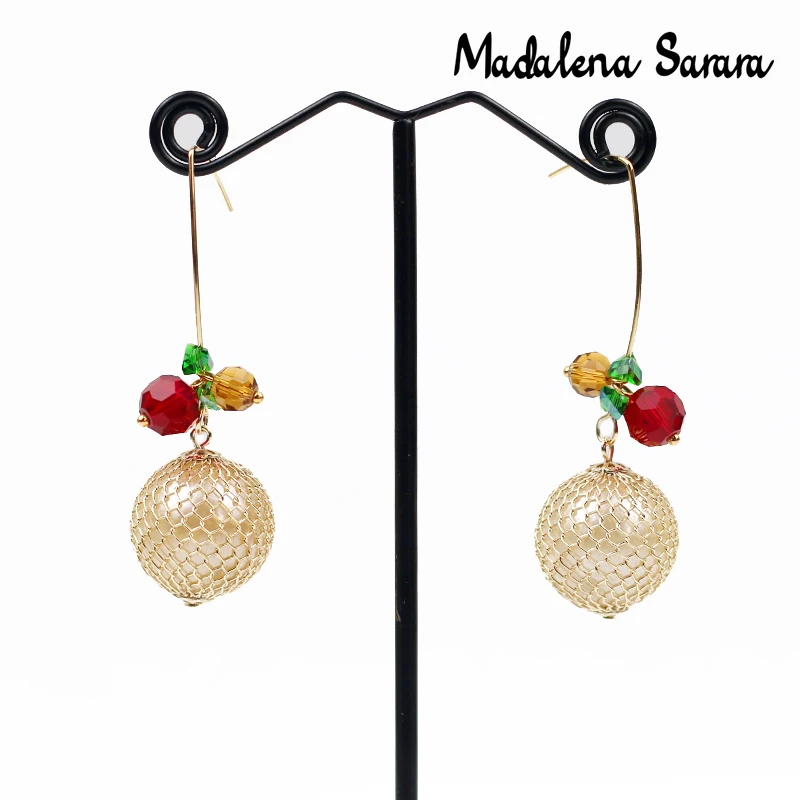 MADALENA SARARA 2021 Fashion Spring Irregular Personality Dangle Women Copper Earrings MD-050774
MADALENA SARARA 2021 Fashion Spring Irregular Personality Dangle Women Copper Earrings MD-050774