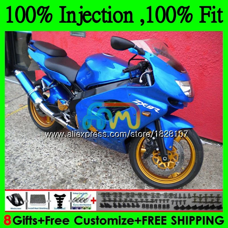 Комплект для KAWASAKI ZX900 ZX9 R ZX 9R 900CC ZX 9 R 900 29BS.17 ZX-9R ZX9R глянцевый синий 98 99 00 01 1998 1999 2000 2001
Комплект для KAWASAKI ZX900 ZX9 R ZX 9R 900CC ZX 9 R 900 29BS.17 ZX-9R ZX9R глянцевый синий 98 99 00 01 1998 1999 2000 2001